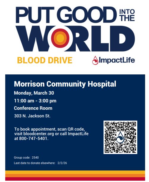 Morrison Hospital Blood Drive
